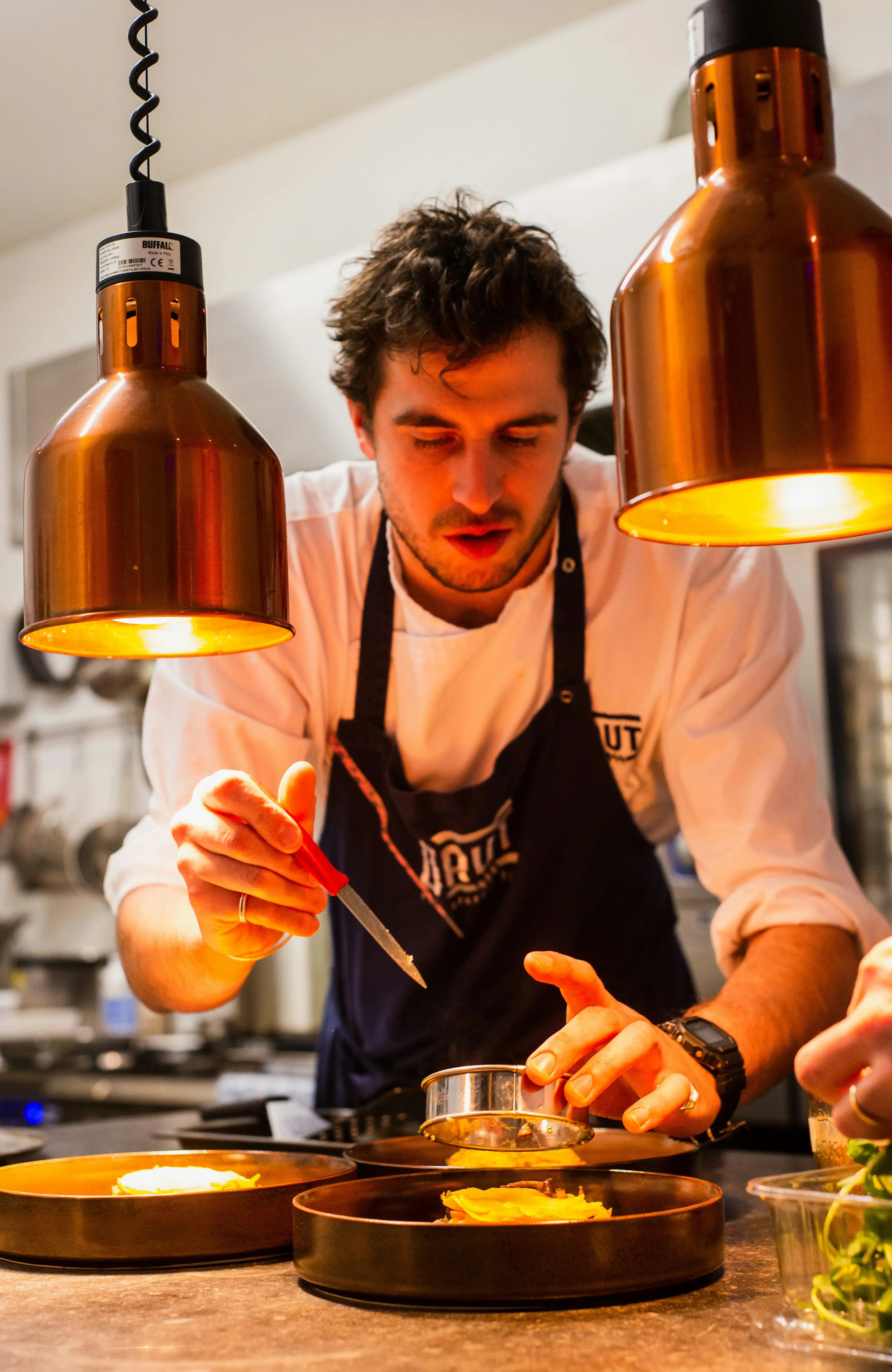 Chef using DineOS